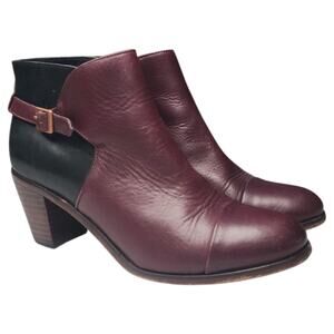 Wolverine Womens 1000 Mile Samantha Pleet Boots Size 8.5 Buckle Leather Burgundy